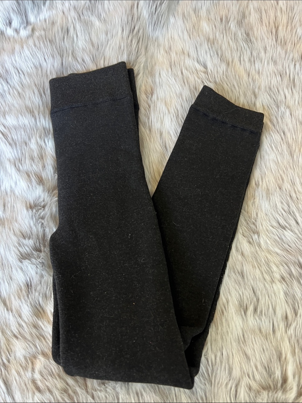 Black  fleece Leggings